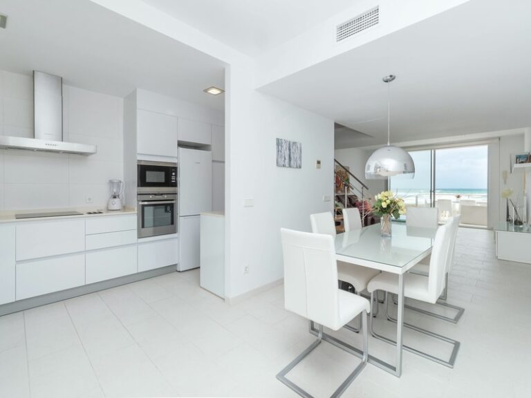 kitchen and dining room