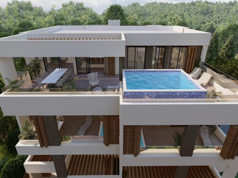 house and pool