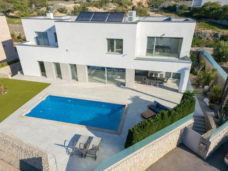 house and pool