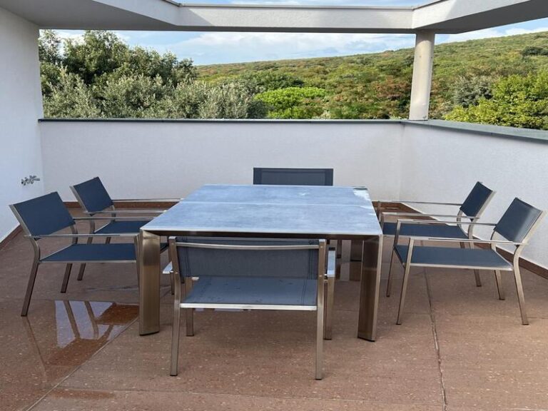 terrace and sea view
