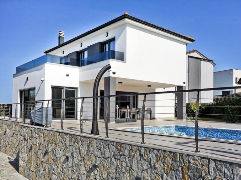 house and pool