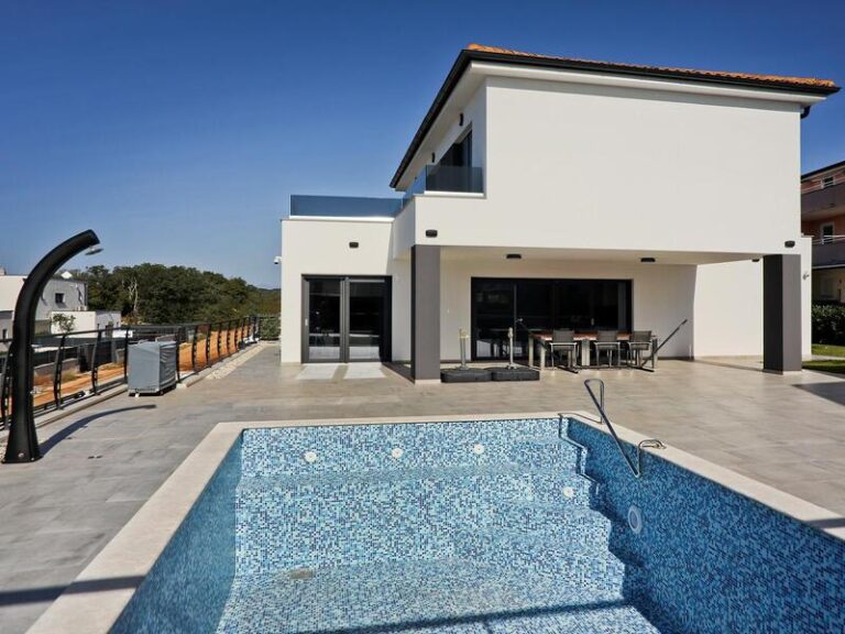 house and pool
