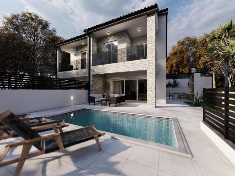 house and pool