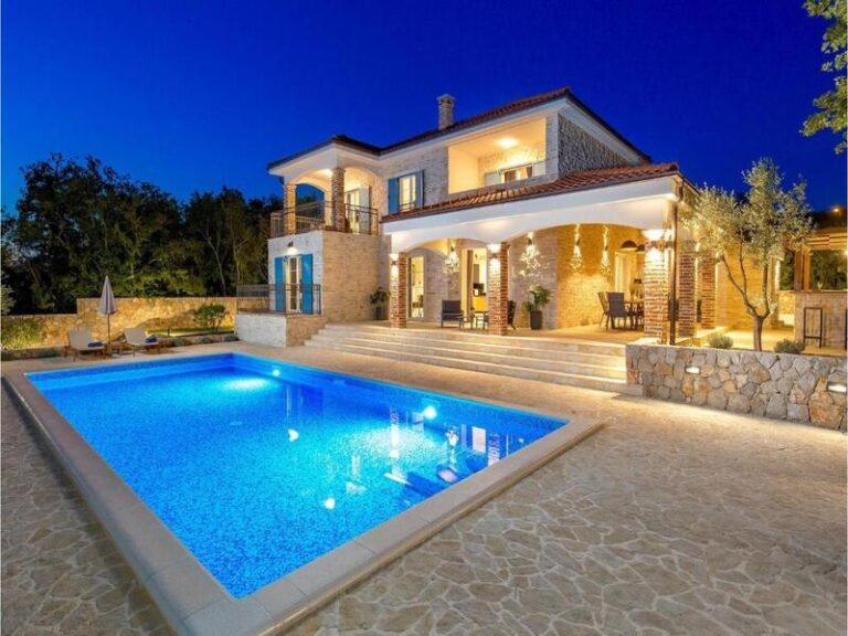 house and pool
