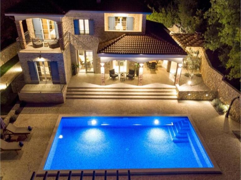 house and pool