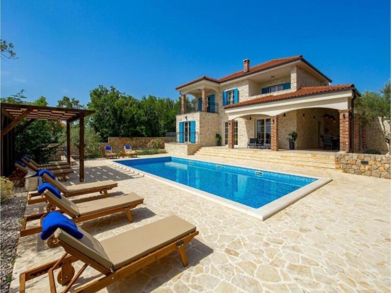 house and pool