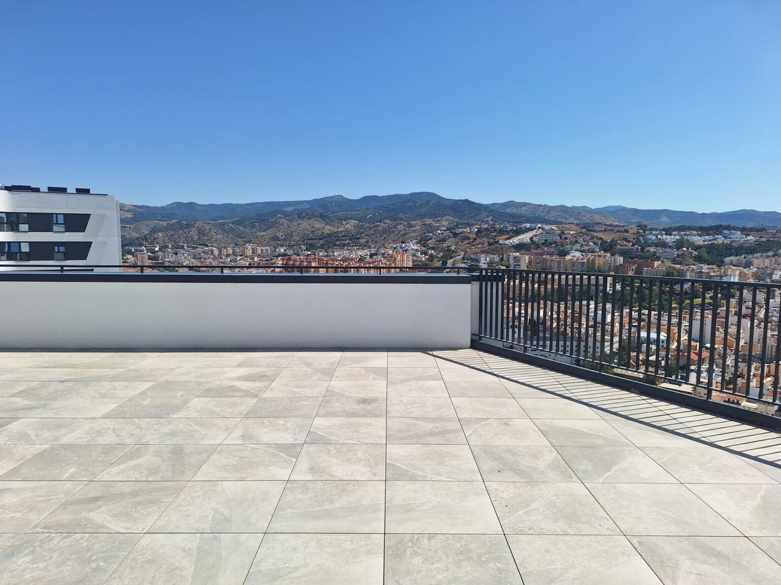 terrace and the view