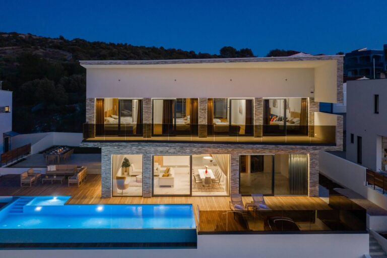 terrace, view and pool