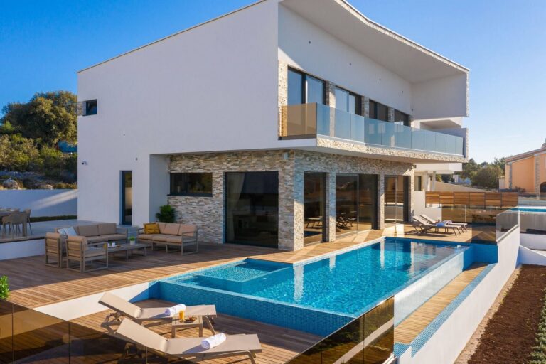 terrace, view and pool