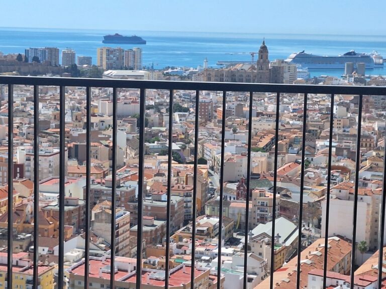 terrace and the view
