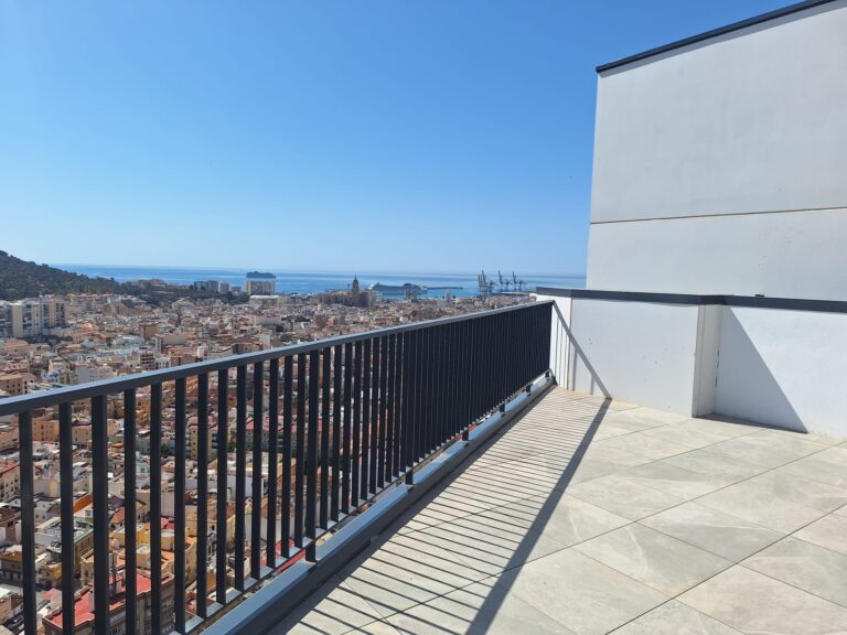 terrace and the view