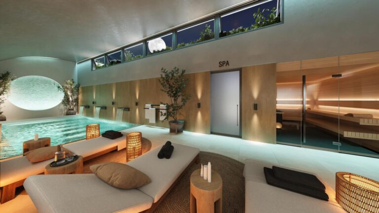 pool and sauna