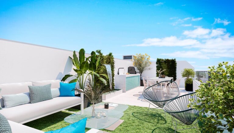 terrace and mini garden