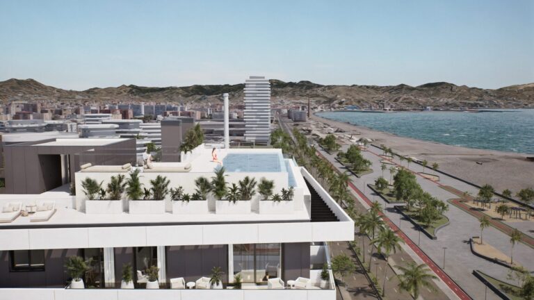 terrace and sea view