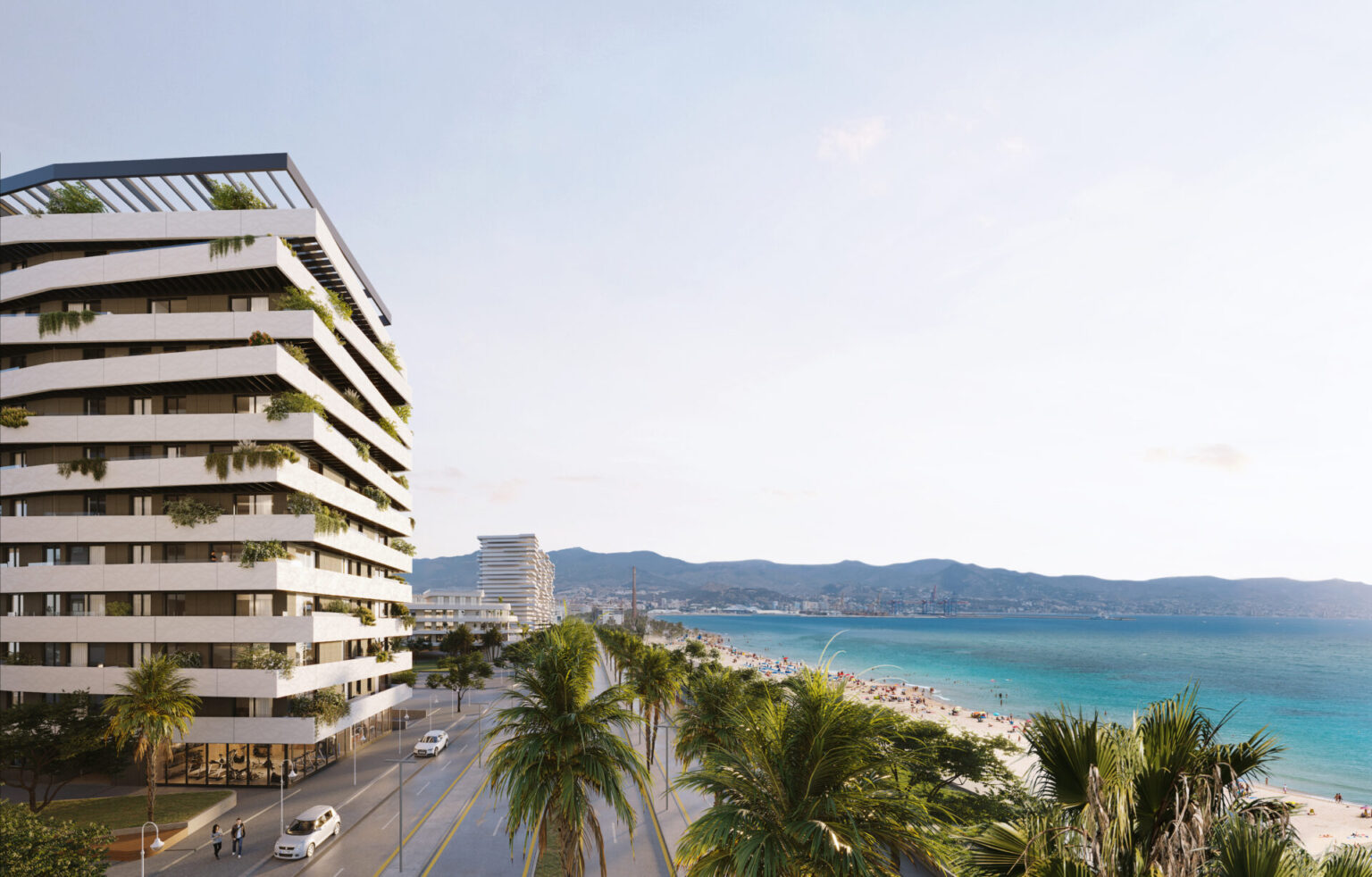 terrace and sea view