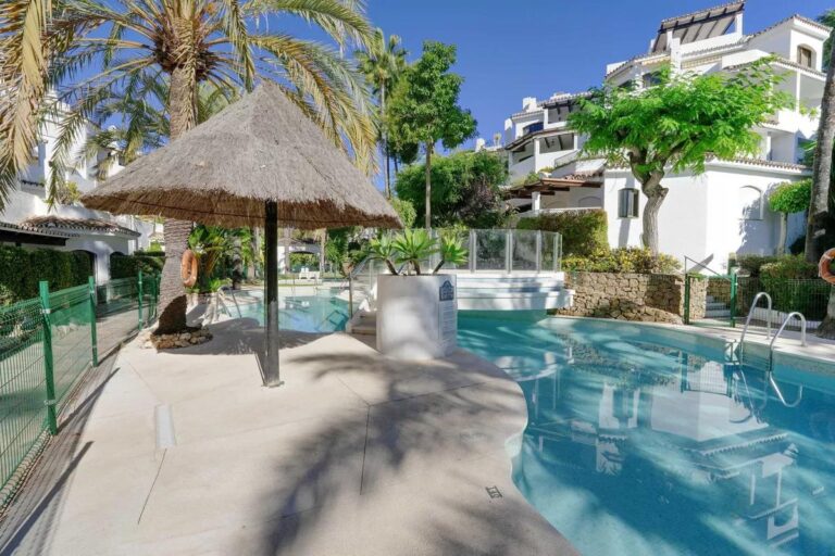 pool and garden