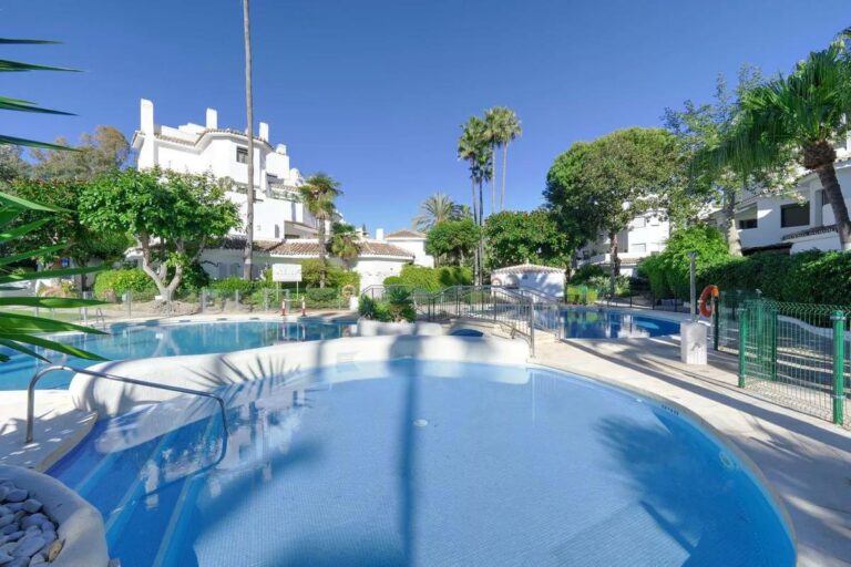pool and garden