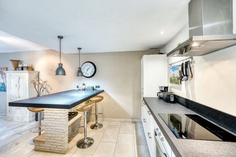 kitchen and dining room