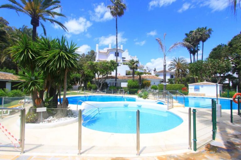 pool and garden