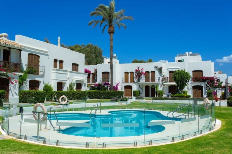 pool and house