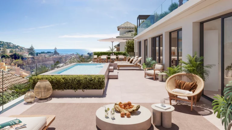 terrace and view