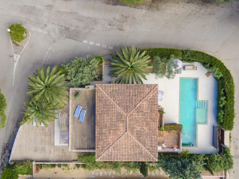 house and pool