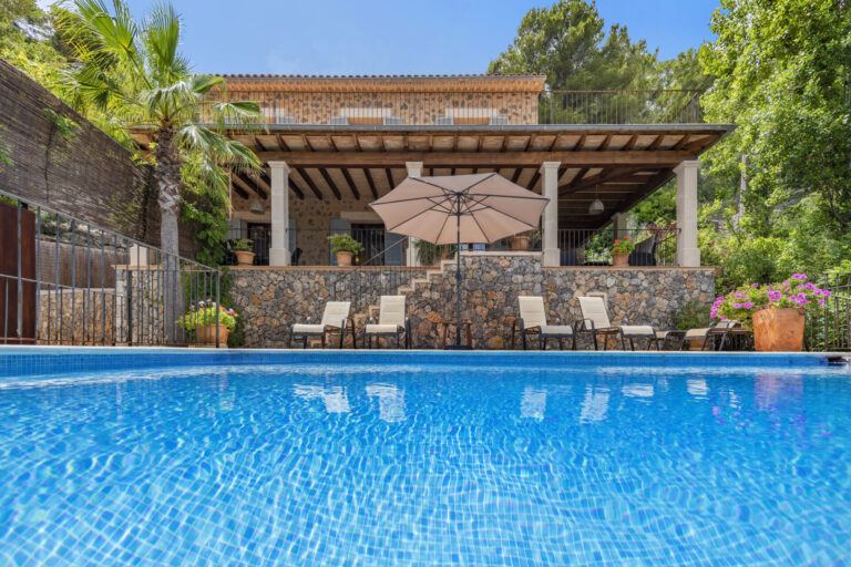 house and pool