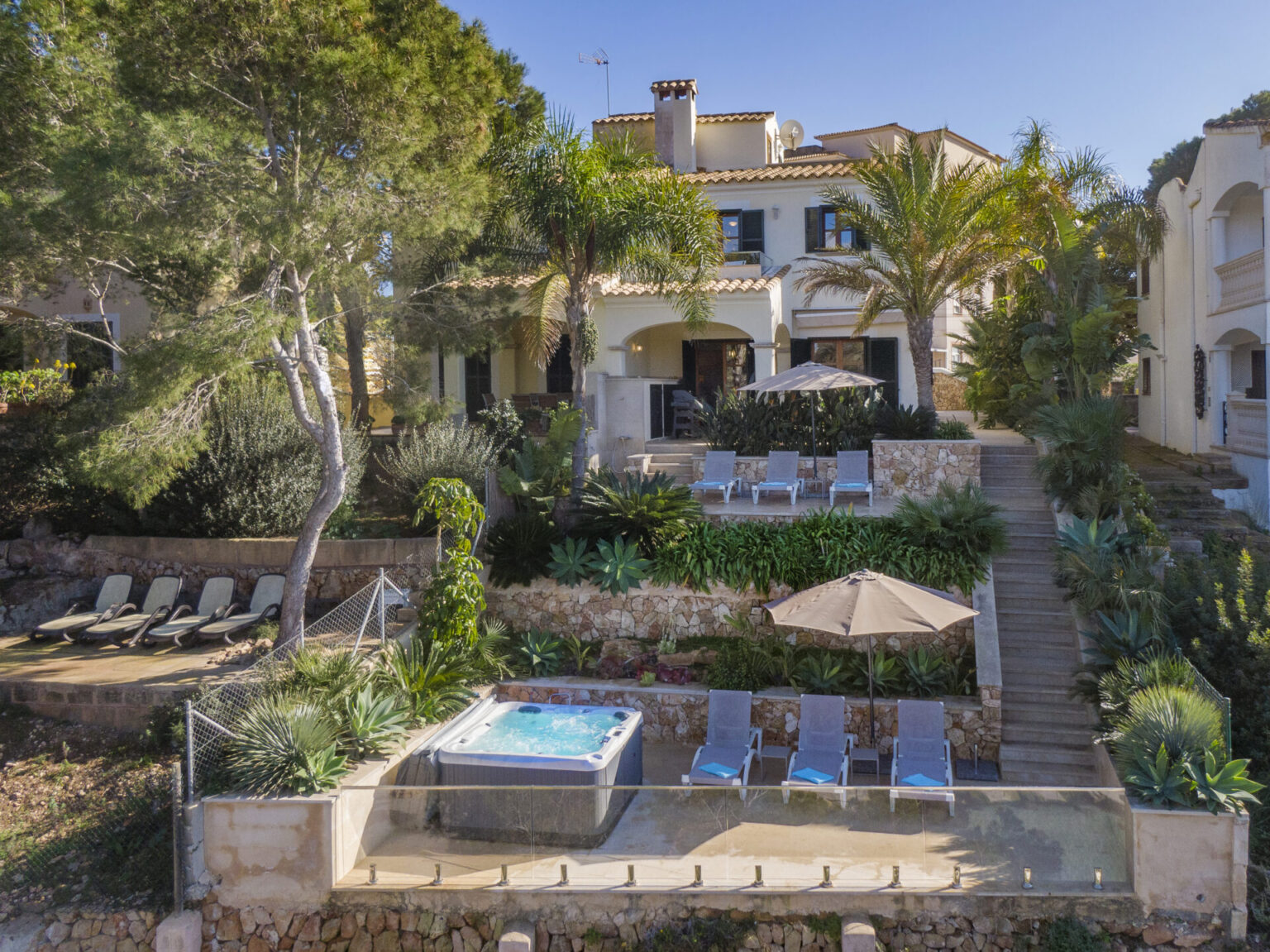 house and pool