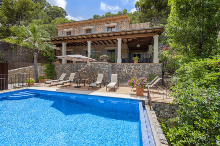 house and pool
