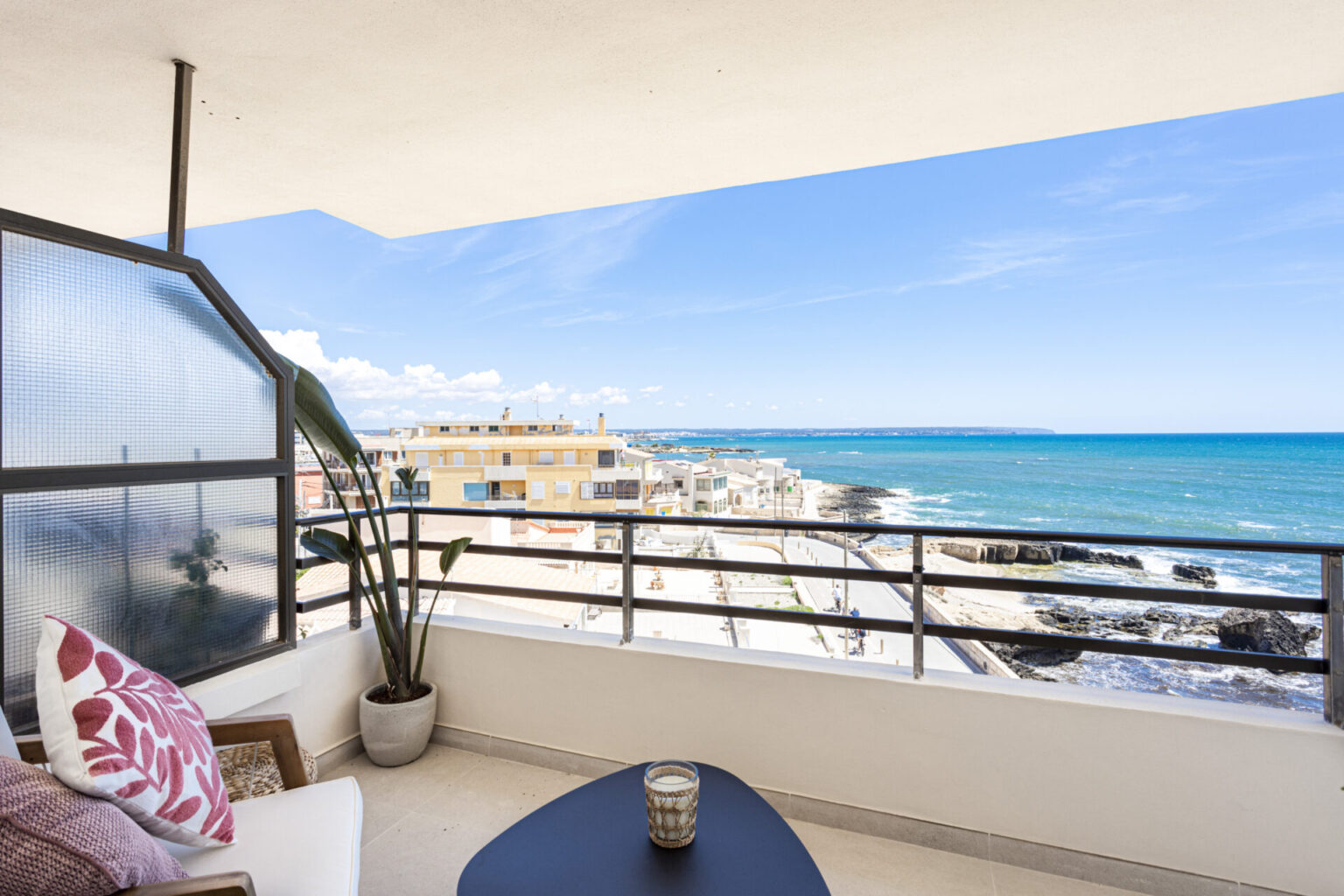 terrace and sea view