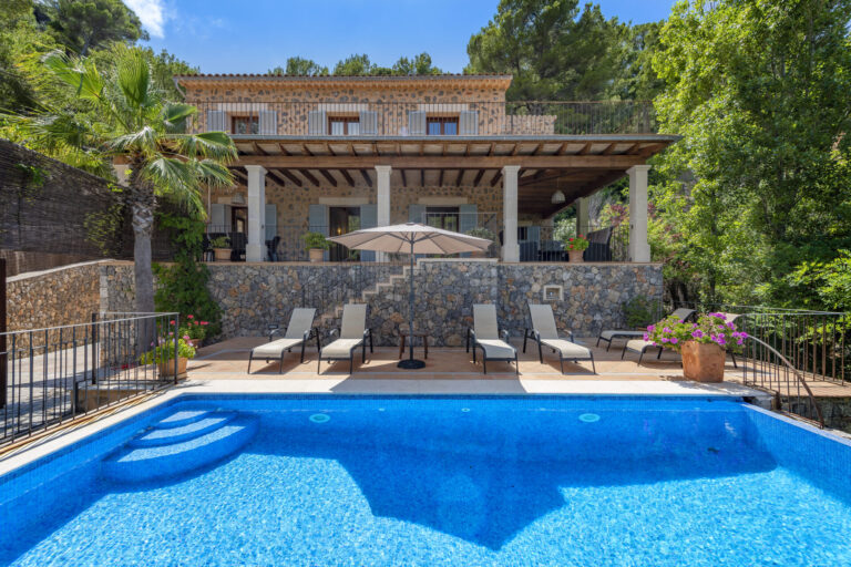 house and pool