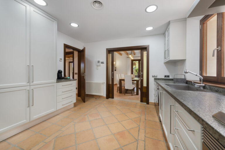 kitchen and dining room