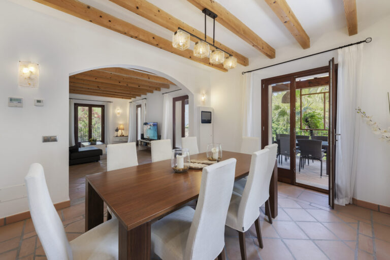kitchen and dining room