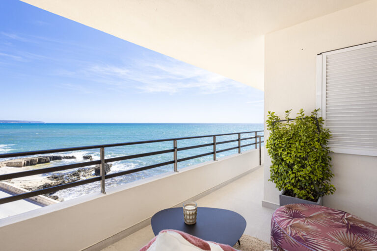 terrace and sea view