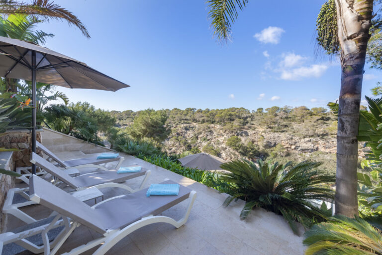 terrace and sea view