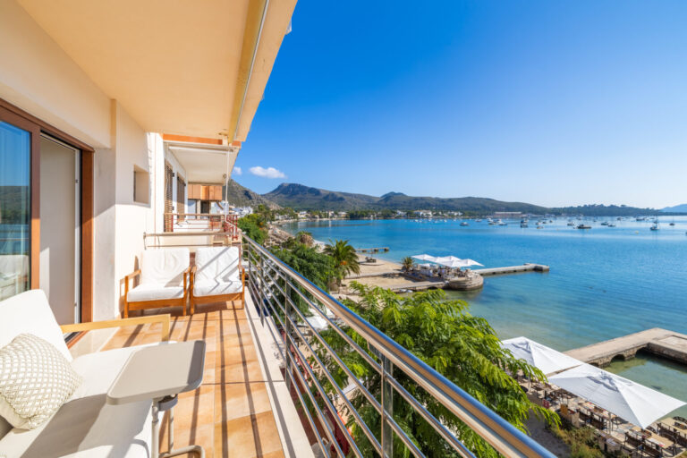 terrace and sea view