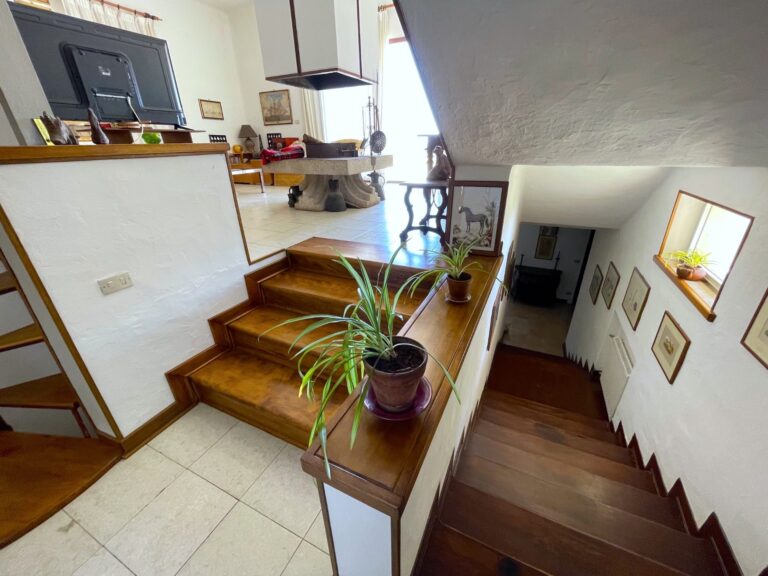upstairs
