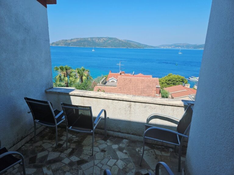 terrace and sea view