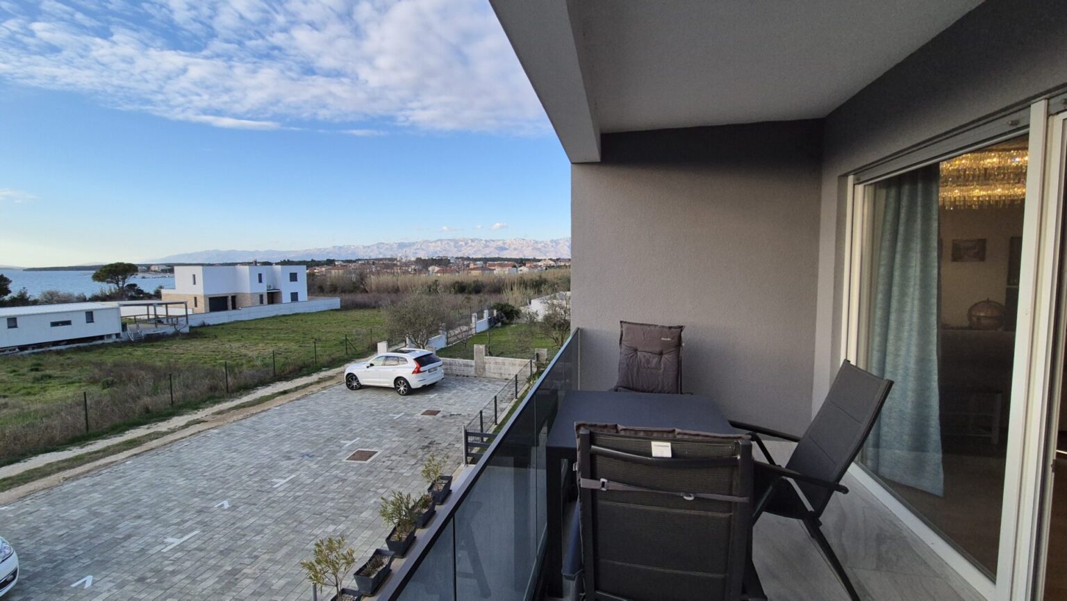 terrace and view