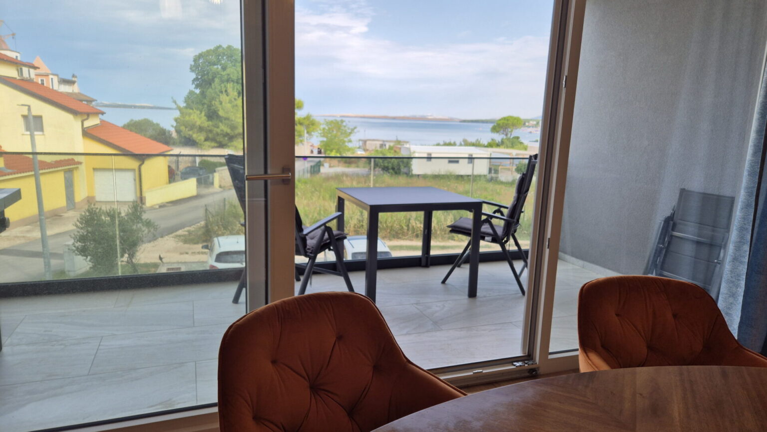 terrace and view